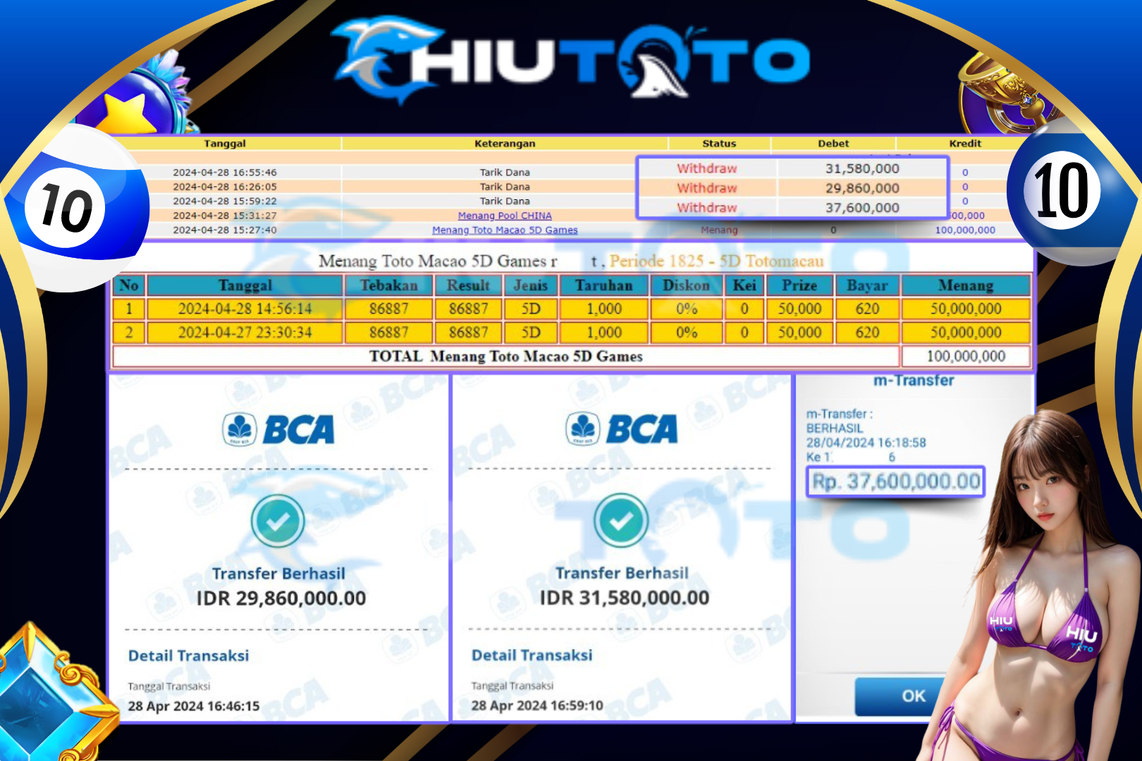 HIUTOTO – Jackpot Starlight Princess Rp 10.000.000